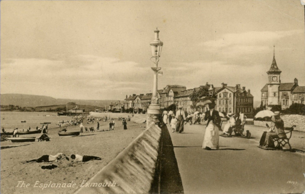 Murduck Photo No. 0003 - The Esplanade, Exmouth - litho front